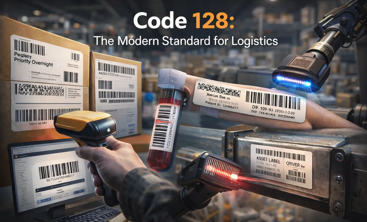 Code 128 barcode example