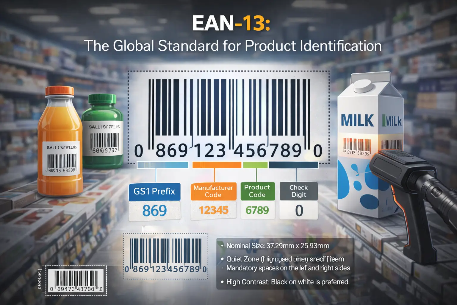 EAN-13 barcode example